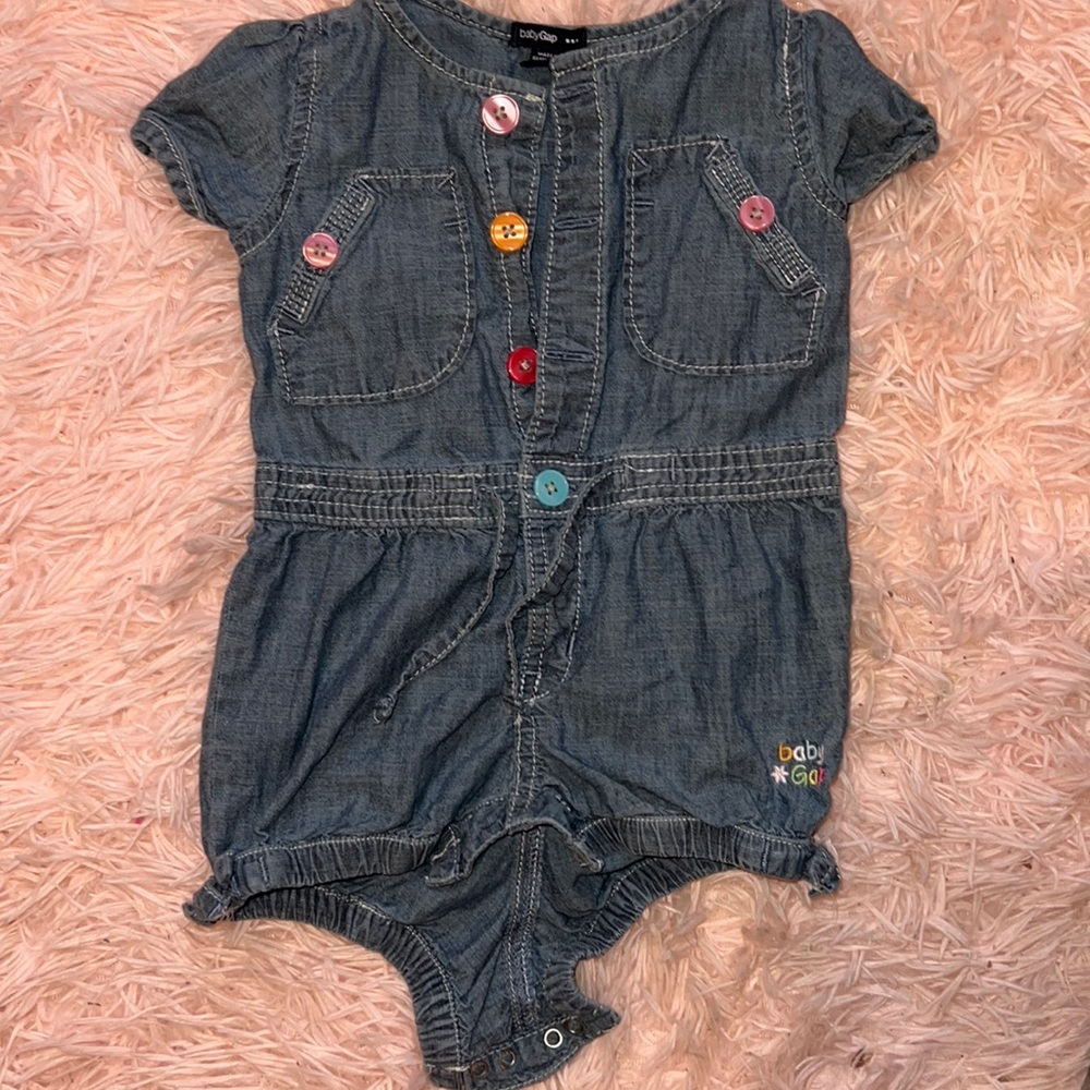 Denim Romper